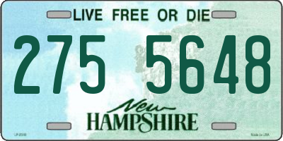 NH license plate 2755648