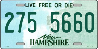 NH license plate 2755660