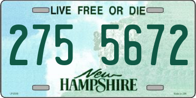 NH license plate 2755672