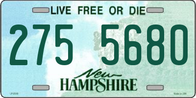 NH license plate 2755680