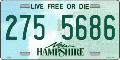 NH license plate 2755686