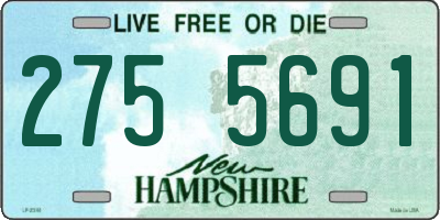 NH license plate 2755691