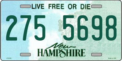 NH license plate 2755698
