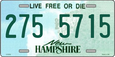 NH license plate 2755715