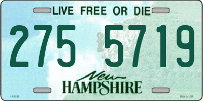 NH license plate 2755719