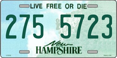 NH license plate 2755723