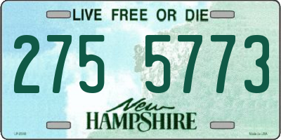 NH license plate 2755773