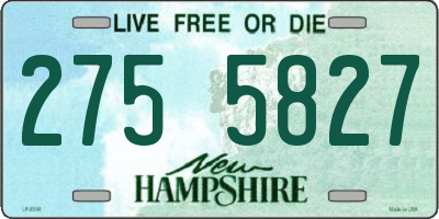 NH license plate 2755827