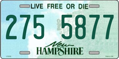 NH license plate 2755877