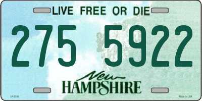 NH license plate 2755922