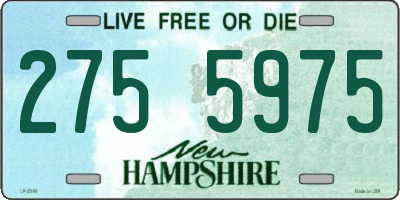 NH license plate 2755975