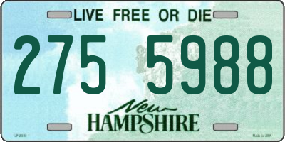 NH license plate 2755988
