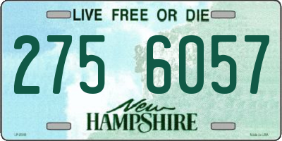 NH license plate 2756057