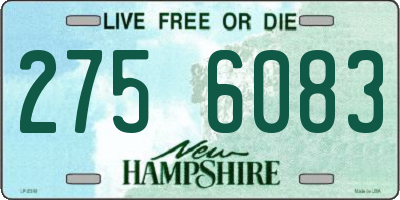 NH license plate 2756083