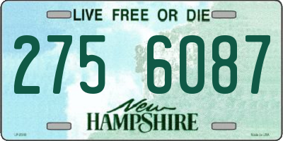 NH license plate 2756087