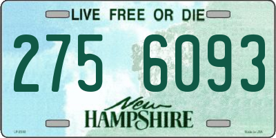 NH license plate 2756093