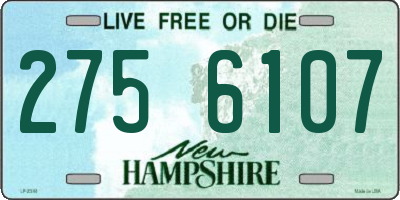 NH license plate 2756107