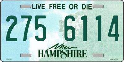 NH license plate 2756114