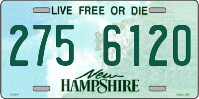 NH license plate 2756120