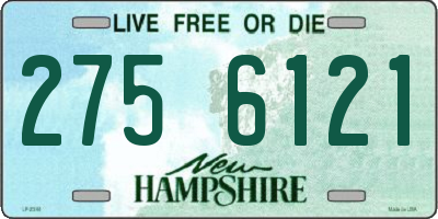 NH license plate 2756121