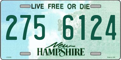 NH license plate 2756124