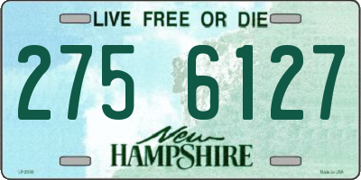 NH license plate 2756127