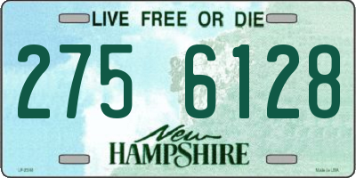 NH license plate 2756128