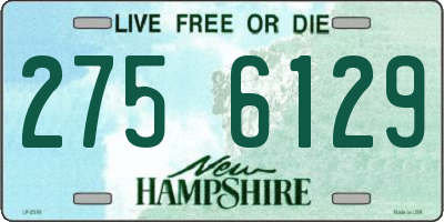 NH license plate 2756129