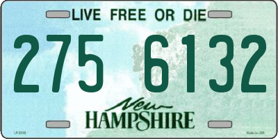 NH license plate 2756132
