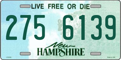 NH license plate 2756139