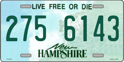 NH license plate 2756143