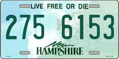 NH license plate 2756153