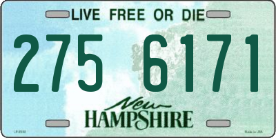 NH license plate 2756171