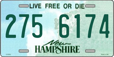 NH license plate 2756174
