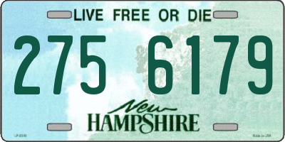 NH license plate 2756179
