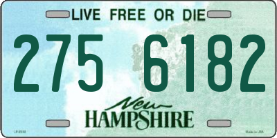 NH license plate 2756182