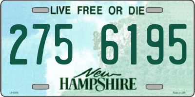NH license plate 2756195