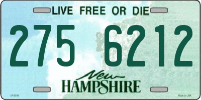 NH license plate 2756212