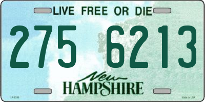 NH license plate 2756213