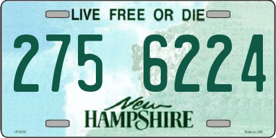 NH license plate 2756224