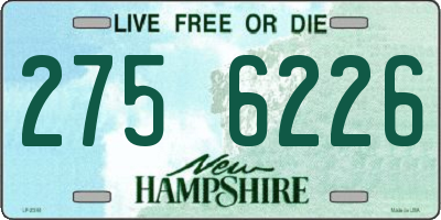 NH license plate 2756226