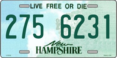 NH license plate 2756231
