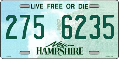 NH license plate 2756235