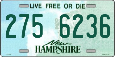 NH license plate 2756236