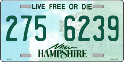 NH license plate 2756239