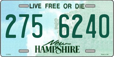 NH license plate 2756240