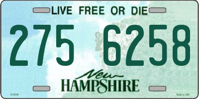 NH license plate 2756258