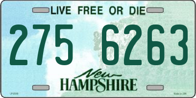 NH license plate 2756263