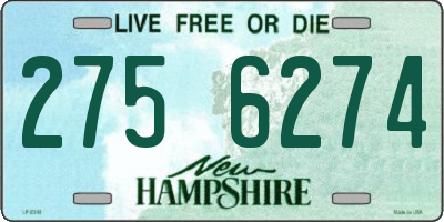 NH license plate 2756274