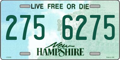 NH license plate 2756275